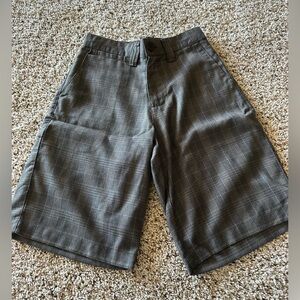 Youth Gray Plaid Shorts